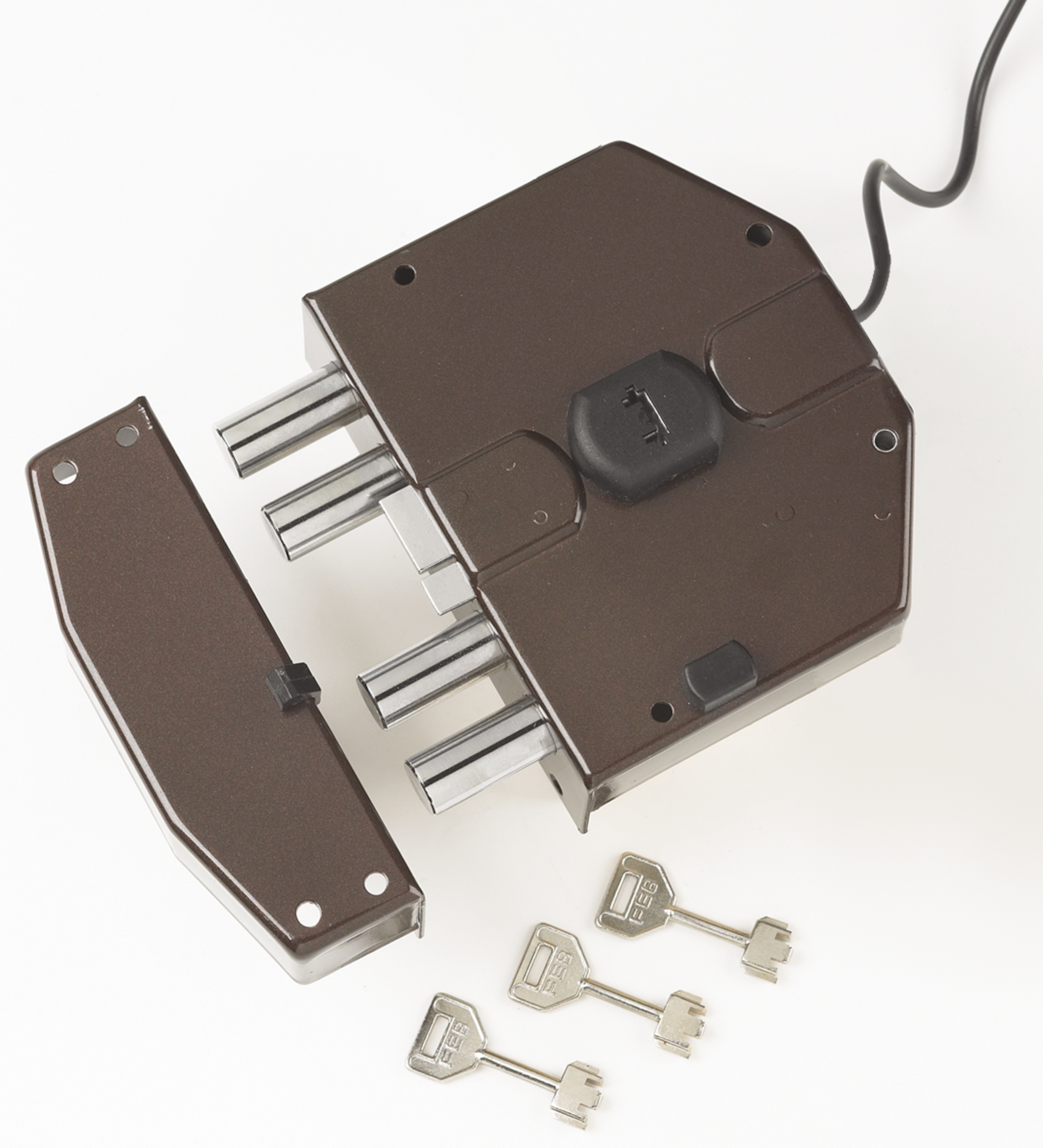 6820 - Security electric rim lock, 1 locking point | Yale